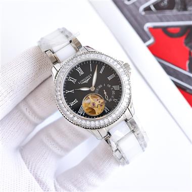 LONGINES    2025新款時尚休閒手錶 尺寸：34MM