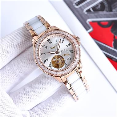 LONGINES    2025新款時尚休閒手錶 尺寸：34MM
