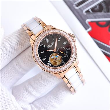 LONGINES    2025新款時尚休閒手錶 尺寸：34MM