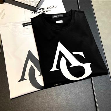 ARMANI   2025春夏新款短袖POLO衫  黑色