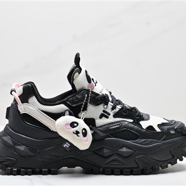 FILA FUSION BIANCO  拼接減震防滑耐磨透氣低幫老爹鞋