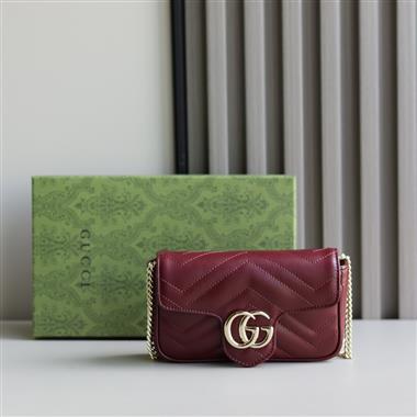 GUCCI   2025新款女生時尚包包 尺寸：16.5*10.2*5.1CM