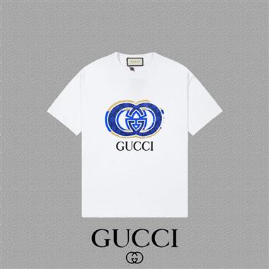 GUCCI   2025夏季新款短袖T恤  男女同款