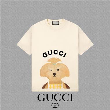 GUCCI   2025夏季新款短袖T恤  男女同款