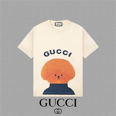 GUCCI   2025夏季新款短袖T恤  男女同款