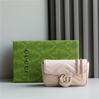 GUCCI   2025新款女生時尚包包 尺寸：16.5*10*4.5CM