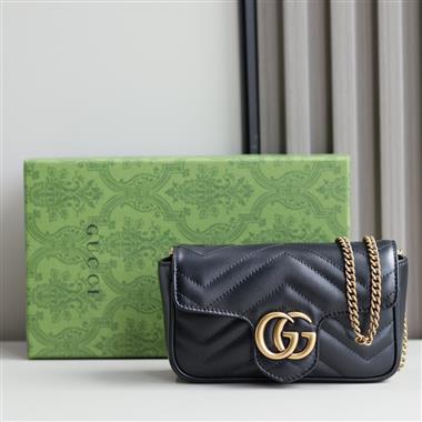 GUCCI   2025新款女生時尚包包 尺寸：16.5*10*5CM