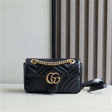 GUCCI   2025新款女生時尚包包 尺寸：23*14*6CM