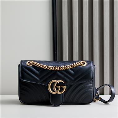 GUCCI   2025新款女生時尚包包 尺寸：26*15*7CM