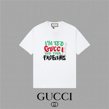 GUCCI   2025夏季新款短袖T恤  男女同款