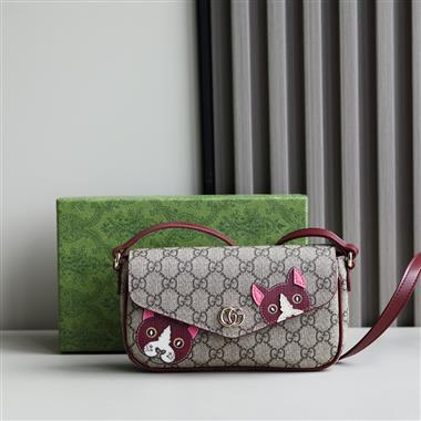 GUCCI   2025新款女生時尚包包  尺寸：22*13*4CM
