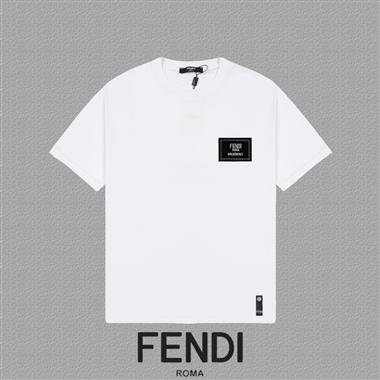FENDI   2025夏季新款短袖T恤  男女同款