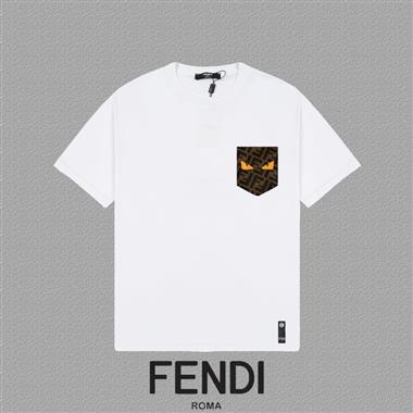 FENDI   2025夏季新款短袖T恤  男女同款