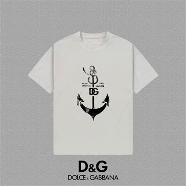 D&G   2025夏季新款短袖T恤  男女同款