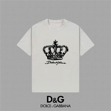 D&G   2025夏季新款短袖T恤  男女同款