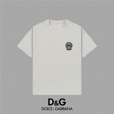 D&G   2025夏季新款短袖T恤  男女同款