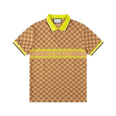 GUCCI   2025夏季新款短袖POLO衫