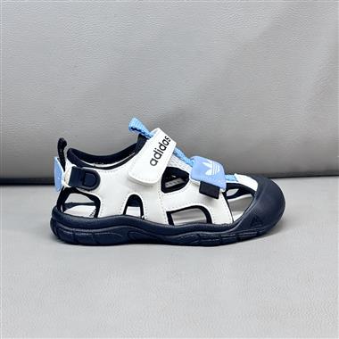Adidas 魔術貼溯溪軟底兒童沙灘涼鞋