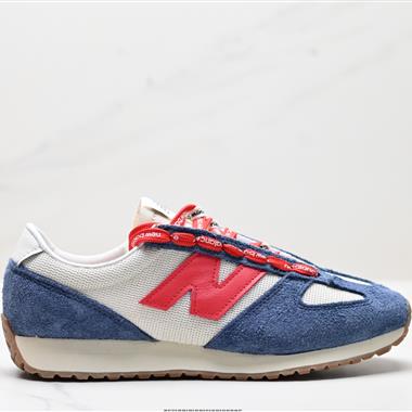 New Balance NB 471系列 織物牛剖層革 復古時尚 防滑耐磨低幫 生活休閑鞋