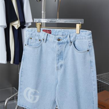GUCCI   2025夏季新款休閒牛仔短褲