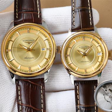 LONGINES   2025新款時尚休閒手錶   尺寸：男40MM 女30MM