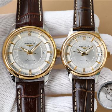 LONGINES   2025新款時尚休閒手錶   尺寸：男40MM 女30MM