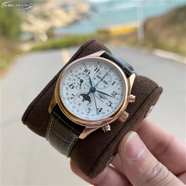 LONGINES   2025新款時尚休閒手錶   尺寸：42MM