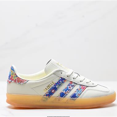 Adidas Originals Gazelle INdoor 三葉草休閑防滑耐磨低幫板鞋