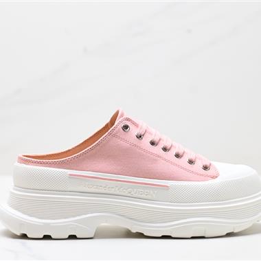 Alexander McQueen  Tread Slick 帆布 半拖款