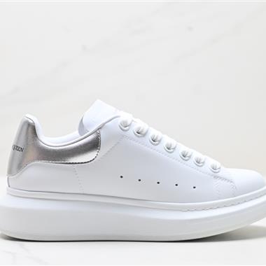 Alexander McQueen Sole Leather Sneakers低幫時裝厚底休閑運動鞋