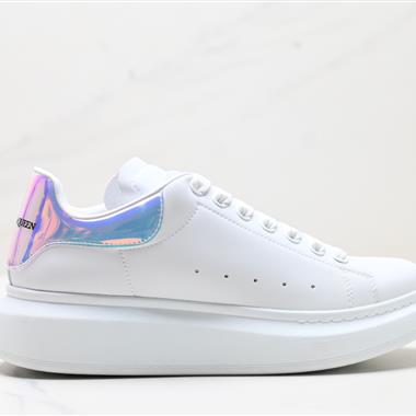 Alexander McQueen Sole Leather Sneakers低幫時裝厚底休閑運動鞋