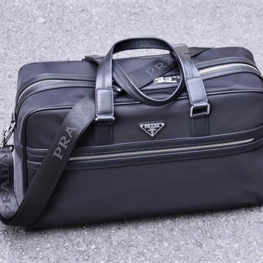 PRADA   2025新款男生時尚包包  尺寸：44-28-182CM