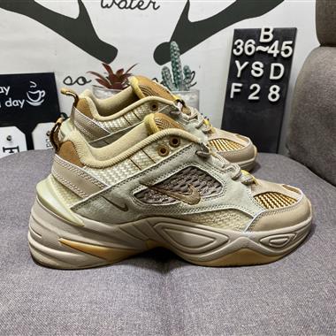 Nike M2K Tekno系列低幫復古潮流百搭旅遊老爹風休閑運動鞋