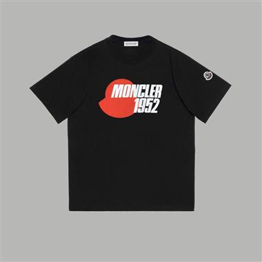 MONCLER   2025夏季新款短袖T恤  尺寸偏大 