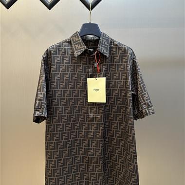 FENDI   2025夏季新款短袖襯衫