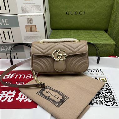 GUCCI   2025新款女生時尚包包 尺寸：23*14*6CM