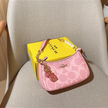 COACH  2025新款女生時尚包包  尺寸：24×13×6CM