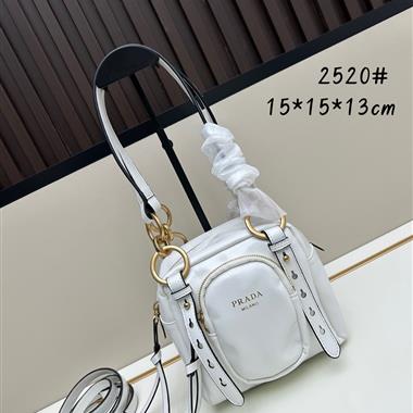PRADA   2025新款女生時尚包包 尺寸：15*15*13CM