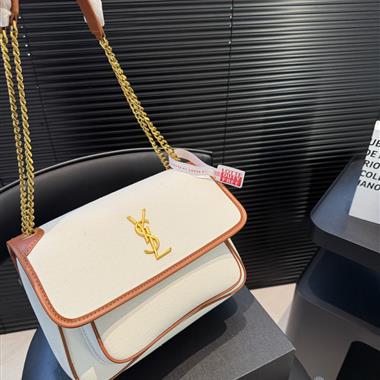YSL  2025新款女生時尚包包  尺寸：28*20CM