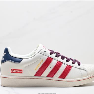 Adidas 三葉草 Originals Superstar貝殼頭系列低幫經典百搭休閑運動板鞋