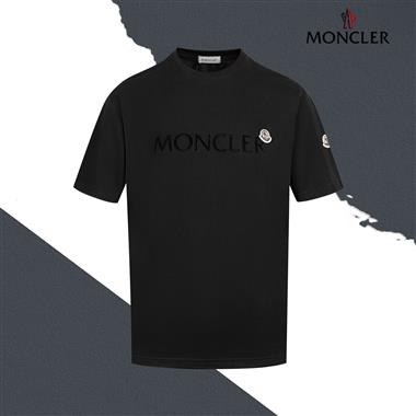 MONCLER   2025夏季新款短袖T恤  尺寸偏大