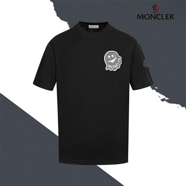 MONCLER   2025夏季新款短袖T恤  尺寸偏大