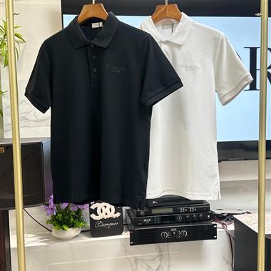 DIOR   2025夏季新款短袖POLO衫  白色