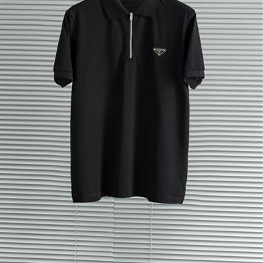 PRADA   2025夏季新款短袖POLO衫  白色