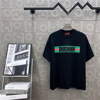 GUCCI   2025夏季新款短袖T恤  尺寸偏大
