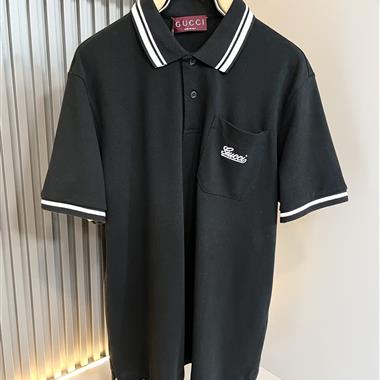 GUCCI   2025夏季新款短袖POLO衫