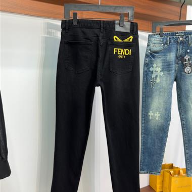 FENDI  2025夏季新款休閒牛仔褲
