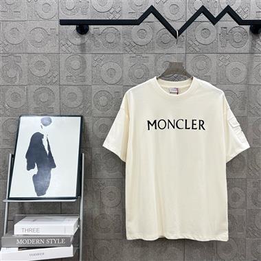 MONCLER    2025夏季新款短袖T恤  尺寸偏大