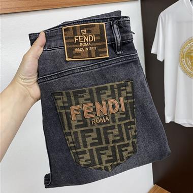 FENDI   2025夏季新款休閒牛仔褲