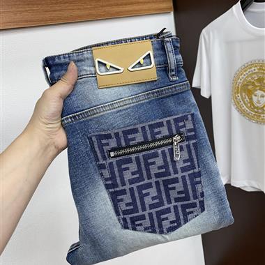 FENDI   2025夏季新款休閒牛仔褲